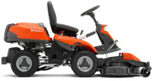 Husqvarna rider lawnmower R318 side view