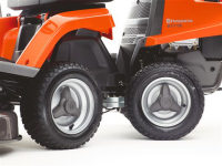 Husqvarna R112C rider articulated steering