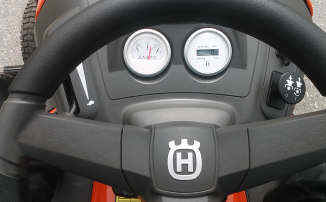 Husqvarna TS 346 steering view